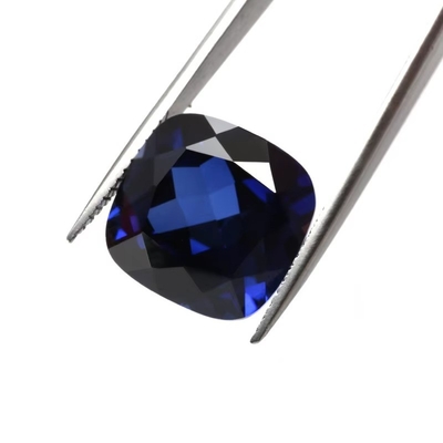 Unico Moissanite Sapphire Stone Cushion Cut 34# Blu Corindone Pietra preziosa libera per la realizzazione di gioielli