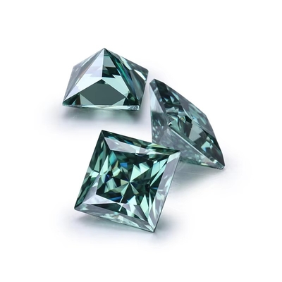 Princess Cut 5.5x5.5mm 1 carato Moissanite VVS Colori Quadrato Brillante Diamante Libero