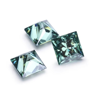 Princess Cut 5.5x5.5mm 1 carato Moissanite VVS Colori Quadrato Brillante Diamante Libero