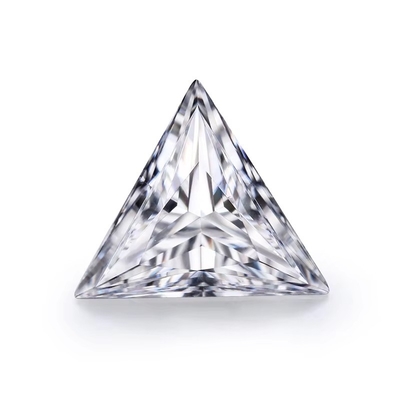 D Incolore Moissanite sintetica Triangolo Taglio VVS1 Moissanite sciolto Diamante 5 carati Anello