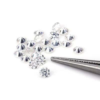 ingrosso libero piccolo Moissanite taglio rotondo 0,8mm- 3mm Bianco D moissanite diamante VVS1 per carato per gioielli Hip Hop