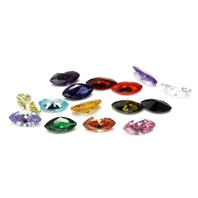8x4mm Marquise forma CZ pietre Ideali per la produzione di gioielli e anelli da sposa per uomini