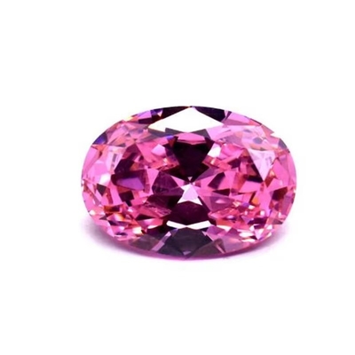 orecchini di moissanite gemme rosa peridoto granato giallo cz pietre forma ovale 12x10mm zirconia cubica sintetica per anello