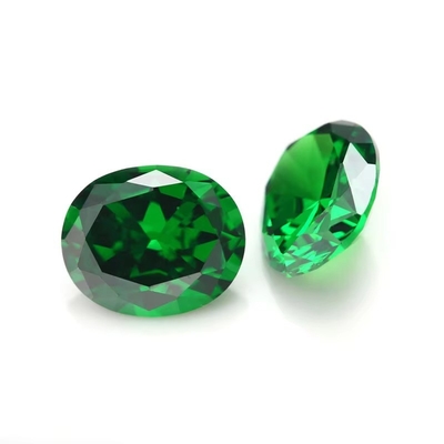orecchini di moissanite gemme rosa peridoto granato giallo cz pietre forma ovale 12x10mm zirconia cubica sintetica per anello