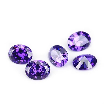 orecchini di moissanite gemme rosa peridoto granato giallo cz pietre forma ovale 12x10mm zirconia cubica sintetica per anello