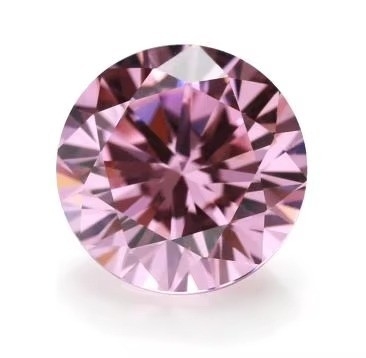 Granate a sfera rotonda Peridot Colori rosa CZ Perle di zirconia cubica sintetica per orecchini di diamanti