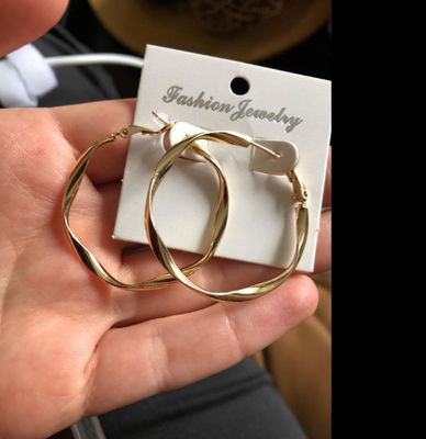 18k oro Sterling Silver Jewelry Earrings