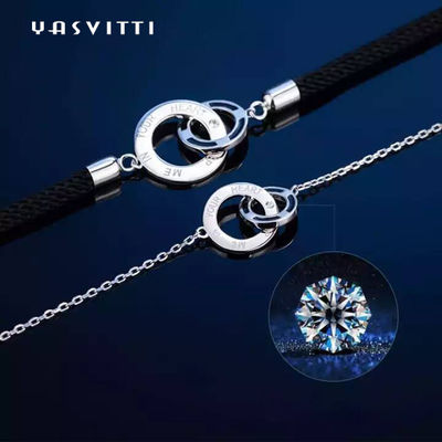 catena di 0.22m 0.1oz Sterling Silver Jewelry Sets Silver ed ODM dell'insieme del braccialetto