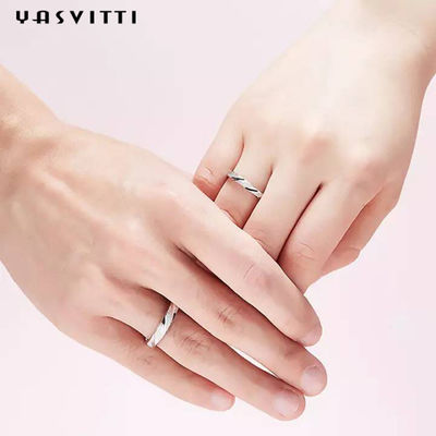 2.11g SGS dell'anello di Sterling Silver Rings Silver Engraved del solido di festival 19mm