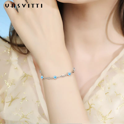 19.5cm ODM d'argento dell'oro del braccialetto del cuore di amore del braccialetto del cursore da 5 grammi