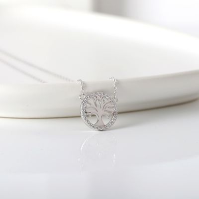 Durata dell'albero Sterling Silver Jewelry Necklaces
