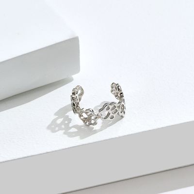Uomini della zampa S925 Sterling Silver Opening Ring Fashion dell'animale domestico ed anelli delle donne