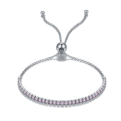 Tennis Sterling Silver Slider Bracelets