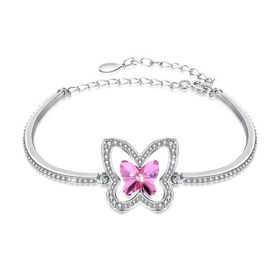 Fidanzata Sterling Silver Slider Bracelets