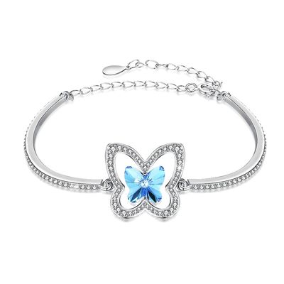 Fidanzata Sterling Silver Slider Bracelets