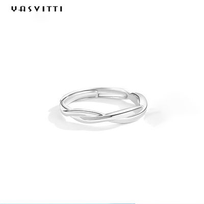 0.14cm 1.8g Sterling Silver Jewelry Rings Shell hanno modellato l'anello d'argento del partito 925