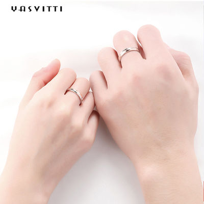 anello della stella cadente di anniversario di 2.6g 0.75in Sterling Silver Jewelry Rings 18k
