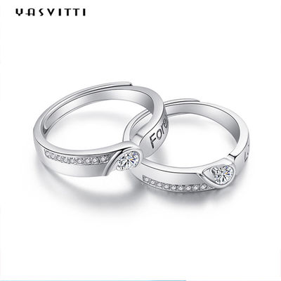 Fede nuziale ipoallergenica delle coppie 1.9g di Diamond Ring 0.21cm di zircone
