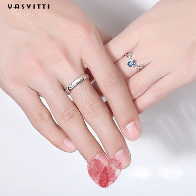 anello classico di zircone d'argento di fidanzata di 4.13mm 1.68g Sterling Silver Jewelry Rings S990
