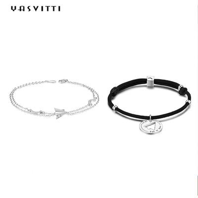 ODM a 9,5 pollici di Sterling Silver Bracelet del braccialetto dell'aeroplano di carta dello SGS 0.19oz