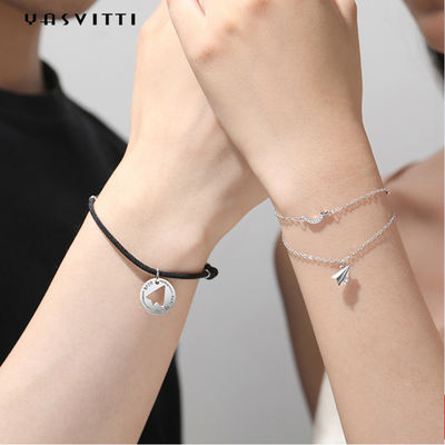 ODM a 9,5 pollici di Sterling Silver Bracelet del braccialetto dell'aeroplano di carta dello SGS 0.19oz