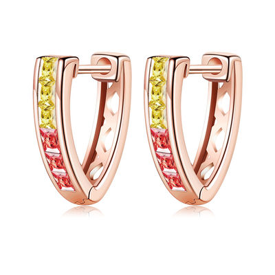 cerchio Sterling Silver Jewelry Earrings di 1.35cm