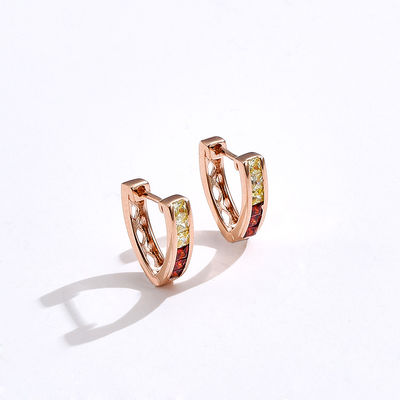 cerchio Sterling Silver Jewelry Earrings di 1.35cm