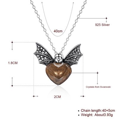 collana del pendente dell'ape placcata oro di 1.48ft 3.93g Sterling Silver Jewelry Sets 14K