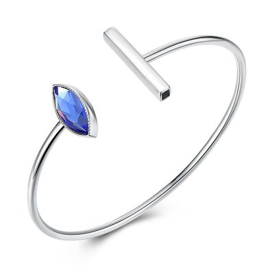 Diamond Sterling Silver Jewelry Bracelets blu