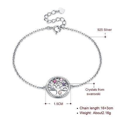 Albero della vita Sterling Silver Jewelry Bracelets