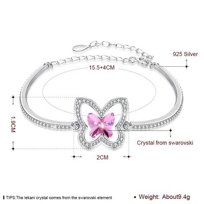 Farfalla Sterling Silver Slider Bracelets