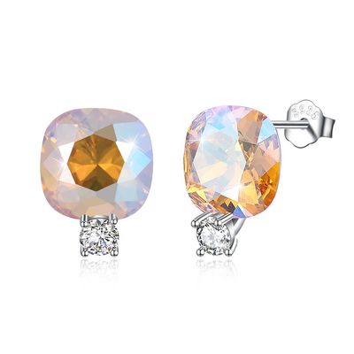 Multi colore Sterling Silver Jewelry Earrings