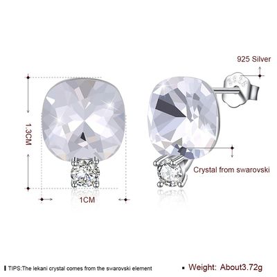 Multi colore Sterling Silver Jewelry Earrings