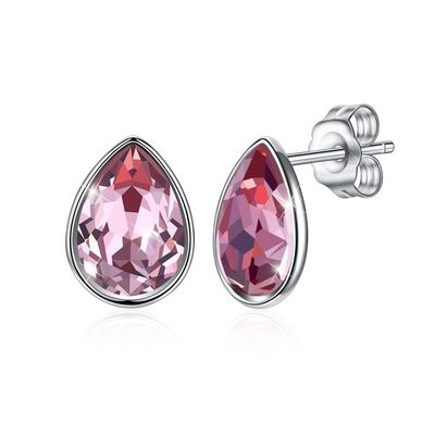 Rosa Sterling Silver Jewelry Earrings delle donne