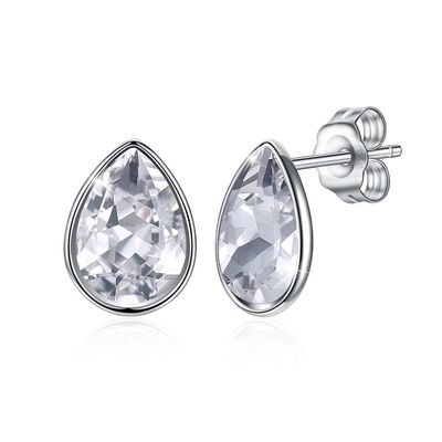 Rosa Sterling Silver Jewelry Earrings delle donne