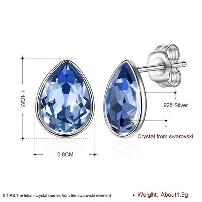 Rosa Sterling Silver Jewelry Earrings delle donne