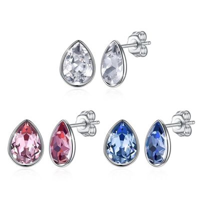 Rosa Sterling Silver Jewelry Earrings delle donne