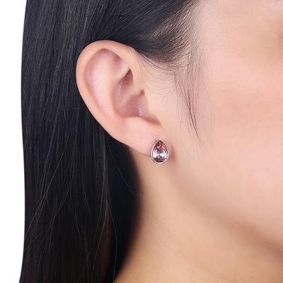 Rosa Sterling Silver Jewelry Earrings delle donne