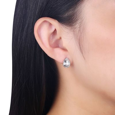 Rosa Sterling Silver Jewelry Earrings delle donne