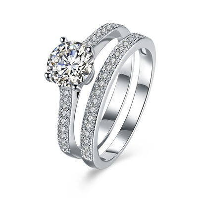 Diamond Moissanite Round Shape 1mm a colore E-F di 15mm D GH IJ per sempre gioielli per nozze