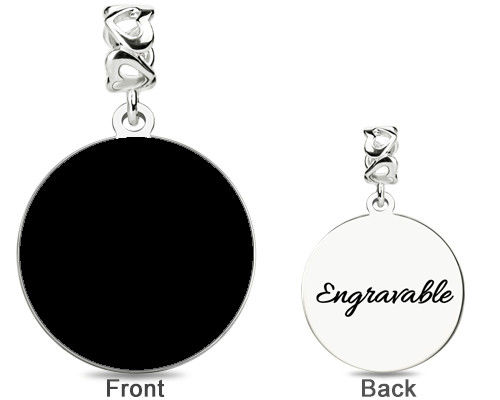 ragazzo d'argento su ordinazione dei braccialetti di 0.04lb 1.75cm nichelare il braccialetto libero di incanto del cerchio