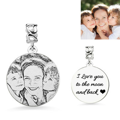 ragazzo d'argento su ordinazione dei braccialetti di 0.04lb 1.75cm nichelare il braccialetto libero di incanto del cerchio