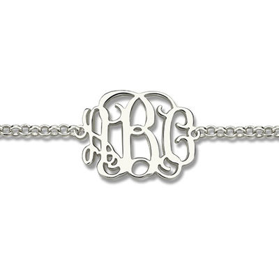 oDM d'argento del braccialetto della targhetta di 7.48in 0.42oz Sterling Silver Personalized Name Bracelets