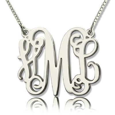 1.8ft 0.07oz ha personalizzato l'oro della collana del monogramma ha placcato tre SGS della collana della lettera