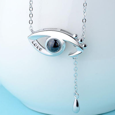 3,9 ODM della collana della proiezione di grammo 0.48X0.84in Angel Eyes Necklace Custom Light