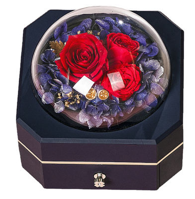 L'OEM ha riciclato la plastica 115×115×110mm del contenitore di regalo dei gioielli 0.406kg