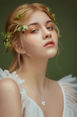 nichel di amore del doppio di 1.92x1.6cm 925 Sterling Silver Heart Pendant Necklace libero