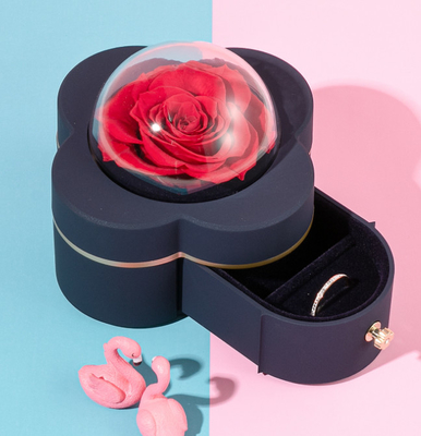 Regalo che imballa Rose Jewellery Ring Box rossa 3,2 once 5&quot; x1.5 &quot; x1.5»