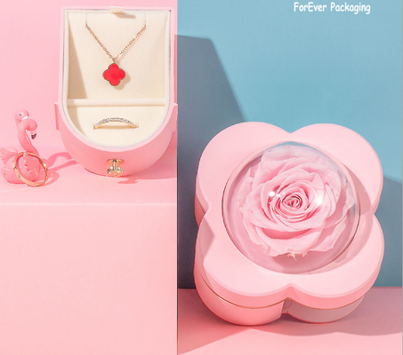 Regalo che imballa Rose Jewellery Ring Box rossa 3,2 once 5&quot; x1.5 &quot; x1.5»