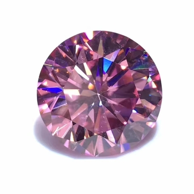 Laboratorio all'ingrosso creato bianco giallo rosso rosa nero blu diamante rotondo brillante taglio sciolto moissanite per gioielli